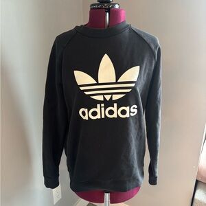 Adidas Black Garment with White Label